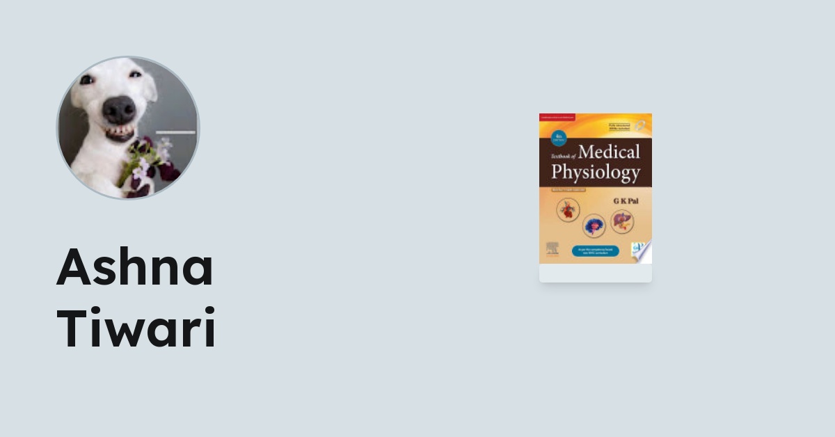 Ashna Tiwari's Bookshelf