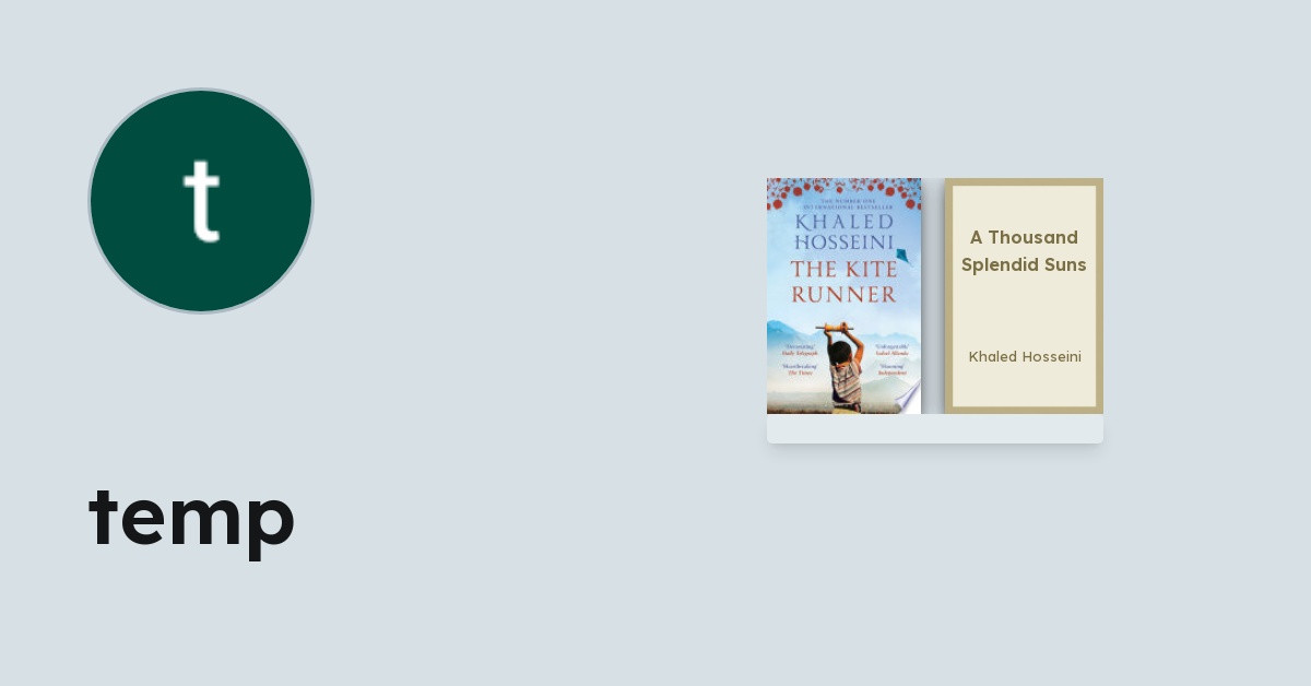temp's Bookshelf